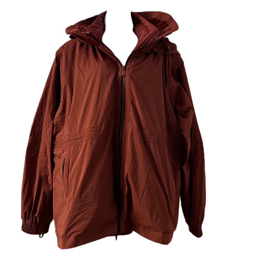 FP Movement by Free People Shred It 5-in-1 Hooded Jacket Medium Color Red - Picture 3 of 12